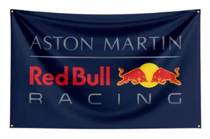 Red Bull Aston Martin Racing Flag Banner 3 ft x 5 ft NEW!  Cozy Home Treasures   