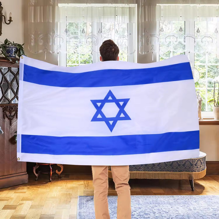 Israel Flag 3 ft x 5 ft Flag of Israel Israeli Flag NEW! Home & Garden:Yard, Garden & Outdoor Living:Décor:Flags Cozy Home Treasures