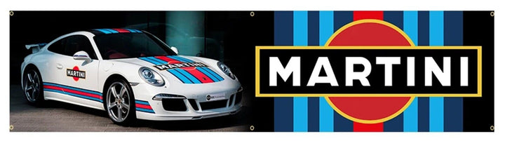 Martini Racing Flag Banner 17.7" x 70" NEW! Home & Garden:Yard, Garden & Outdoor Living:Décor:Flags Cozy Home Treasures   