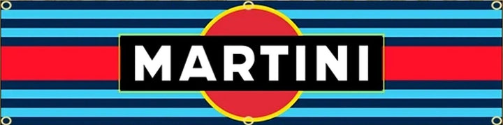 Martini Racing Flag Banner 17.7" x 70" NEW! Home & Garden:Yard, Garden & Outdoor Living:Décor:Flags Cozy Home Treasures